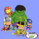 Illustration for article titled Mighty Cute Avengers: The Most Adorable Avengers Fan Art Ever!